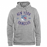 Men's New York Rangers Heritage Pullover Hoodie - Ash,baseball caps,new era cap wholesale,wholesale hats